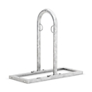 Aparcabicicletas WSM, unilateral, para ruedas de hasta 55 mm ancho, An 850 x P 350 x Al 850 mm, acero galvanizado, 1 plaza