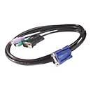 APC Tastatur- / Video- / Maus- (KVM-) Kabel - PS/2, HD-15 (VGA)
