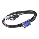APC Tastatur- / Video- / Maus- (KVM-) Kabel - PS/2, HD-15 (VGA)