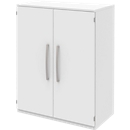 Archiefkast BARI, 3 ordnerhoogten, 2 legborden, B 819 x D 430 x H 1117 mm, wit