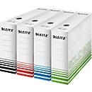 Archive box LEITZ Solid Box 6127 80 mm, DIN A4, for 700 sheets, 10 pieces, white
