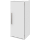 Armario archivador BARI, 3 AA, 2 estantes, bisagra de puerta a la derecha, An 427 x P 430 x Al 1117 mm, blanco