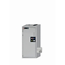 Armario de seguridad tipo 90 asecos S-PEGASUS-90, puerta batiente con cierre automático, bisagra a la izquierda, frontal gris luminoso, An 596 x P 616 x Al 1298 mm