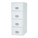 Armario para archivadores colgantes World Class Vertical Fire File FS2254K/E/F, ignífugo, con cerradura de llave