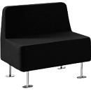 Armchair WALL IN, black