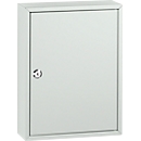 Armoire à clés avec 40 porte-clés, gris clair/gris clair