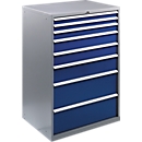 Armoire à outillage WSK 5414-8E, 8 tiroirs, 1450 mm de hauteur