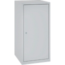 Armoire à outils, H 1000 x L 500 x P 500 mm, aluminium blanc RAL 9006 
