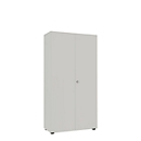Armoire à porte battante, 80 cm l., 5 HC, argent