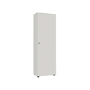 Armoire à porte battante avec 1 porte, sans surface acoustique, l. 600 mm, argent