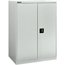 Armoire à portes battantes Schäfer Shop Select MS-i 12408, tôle d'acier, L 800 x P 400 x H 1215 mm, 3 HC, gris clair, jusqu'à 150 kg  