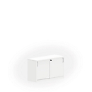 Armoire à portes coullisantes NEVADA, 1,5 HC, blanc 