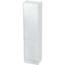 Armoire à rideau coulissant ULM, l. 500 x P 400 x H 2004 mm, gris clair/gris clair