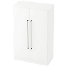 Armoire de classement TARVIS, avec poignée sans serrure, 3 hauteurs de classeurs, l. 800 x P 420 x H 1270 mm, blanc