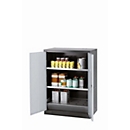 armoire de stockage de produits chimiques asecos CS-CLASSIC, portes à charnières, façade en jaune de sécurité, L 810 x P 520 x H 1105 mm