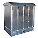 Armoire de stockage pour matières dangereuses type GD-N/R2, galvanisé