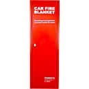 Armoire murale W1960-R, pour plafond coupe-feu S-TYPE jusqu'à L 7500 x l 9000 mm, verrouillable, L 400 x P 350 x H 1200 mm, tôle d'acier, rouge feu RAL 3000