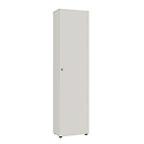 Armoire-vestiaire, 1 porte, l. 60 cm, 6 HC, argent