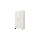 Armoire-vestiaire, 2 portes, l. 80 cm, 6 HC, blanc