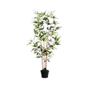 Artificial plant meet by Paperflow bamboo, green, made of PE, incl. plastic pot, H 1600 mm