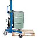 Asecos de levage de fûts, GH asecos, acier peint par poudrage, L 900 x P 1100 x H 1885 mm, capacité de charge 350 kg