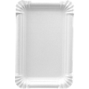 Assiette en carton, blanc, 130 x 200 mm, 250 p.