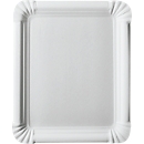 Assiette en carton Papstar Pure, jetable, carrée, L 200 x H 165 mm, qualité alimentaire, certifiée FSC® &amp; compostable, blanc, 2 x 250 pièces