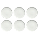 Assiette plate Solea, Ø 260 mm, uni, blanc, porcelaine, 6 p.