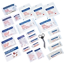 Assortiment de remplissage, pour trousse de secours en entreprise, DIN 13169, 166 pièces