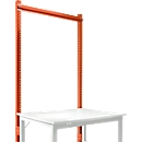 Aufbauportal, Grundtisch SPEZIAL Arbeitstisch-/Werkbanksystem UNIVERSAL/PROFI, 1250 mm, rotorange