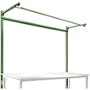 Aufbauportal m. Ausleger, Grundtisch SPEZIAL Arbeitstisch/Werkbank UNIVERSAL/PROFI, 2000 mm, resedagrün