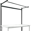 Aufbauportal m. Ausleger, Grundtisch STANDARD Arbeitstisch/Werkbank UNIVERSAL/PROFI, 1750 mm, anthrazit