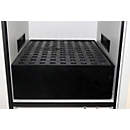 Auffangwanne für asecos Säuren- und Laugenschränke der SL-Serie, Polyethylen, B 471 x T 567 x H 173 mm, 33,5 l, bis 70 kg