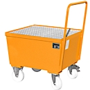 Auffangwanne Typ AW-F1, fahrbar, orange RAL2000