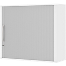 Aufsatz-Rollladenschrank BARI, 4 Böden, Mitteltrennwand, Schloss, H 1057 mm, weiss