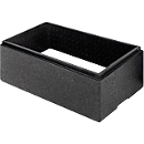 Aufsatzrahmen Kängabox®, für Thermoboxen Serie Expert GN 1/1, L 600 x B 400 x H 180 mm, EPP, schwarz