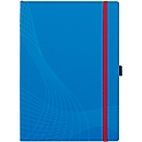 AVERY Cahier NOTIZIO, à couverture souple  en  pp, réf. 7045, format A4, 80 feuilles, quadrillé, bleu