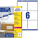 AVERY®-etiketten voor speciale doeleinden, , 99,1 x 93,1 mm, 600 stuks.
