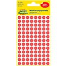 Avery markeringspunten 3589, verwijderbaar, 416 st., Ø 8 mm, rood