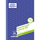 Avery® Zweckform Kasfactuur 1218, A5, met invulhulp, zonder carbon, geperforeerd &amp; geperforeerd, Blauwe Engel, wit, 1 boek met 50 vel