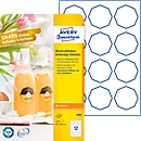 AVERY® Zweckform Klebeetiketten, 61 x 60,3 mm, 120 Stück