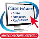 AVERY® Zweckform Typenschild-Etiketten L6009-100, 45,7 x 21,2 mm, 4800 Etiketten