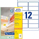 Avery Zweckform Universal-Etiketten, 100 Etiketten, 99,1 x 42,3 mm, wiederablösbar