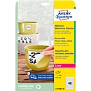 Avery Zweckform weerbestendige folie-etiketten L4716REV-20, ø 30 mm, verwijderbaar, wit