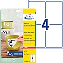 Avery Zweckform weerbestendige folie-etiketten L4774REV-20, 99,1 x 139 mm, verwijderbaar, wit