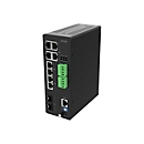 Axis D8208-R - Switch - industriell - managed - 8 x 10 Gigabit Ethernet - Desktop - PoE++ (480 W)
