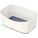 Bac de rangement MyBox Leitz, format A5, en plastique, pour ustensiles, blanc/gris