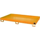 Bac de rayonnage type RW/RW 2200-1, sans caillebotis, orange RAL2000