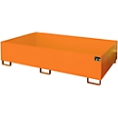 Bac de rayonnage type RW/RW 2200-2, sans caillebotis, orange RAL2000