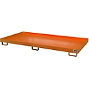 Bac de rayonnage type RW/RW 2700-1, sans caillebotis, orange RAL2000